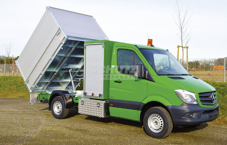Schutz Kippaufbauten Gartenbau Aufbau Kipper