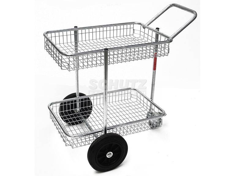 Schutz Gartenbau Handwagen Transport Karre Transportwagen vollgummi Typ GB 17 G2 mit Stützrolle & Bremse