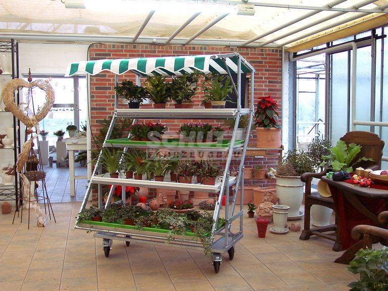 Schutz Gartenbau Verkaufständer Verkauf Ständer Gestell für CC Container Typ GA 13 CC-Containermaß